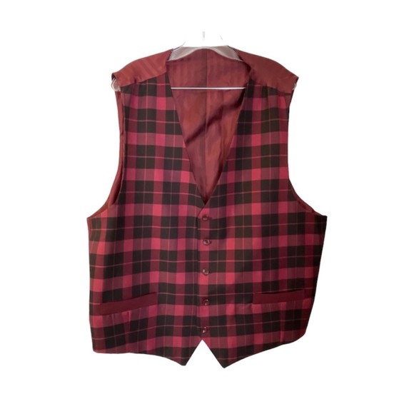 NWT Mens 3 pc Pallini Super 150’s Burgundy Suit Sz 52R/47W - Picture 2 of 10